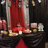 Jordan Themed Graduation Party Backdrop & Treat Table